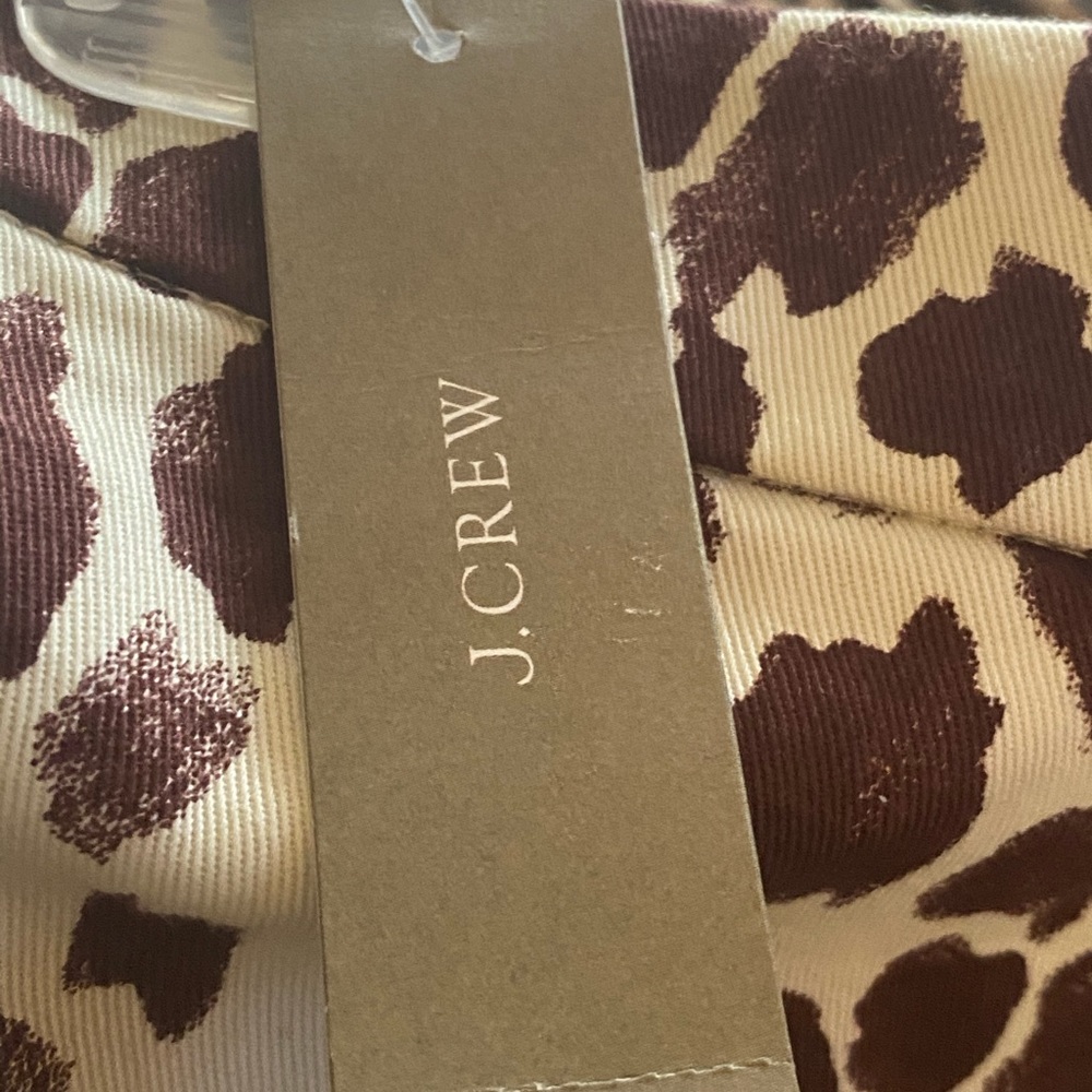NWT J Crew Skirt Plus Giraffe Print - Picture 3 of 5